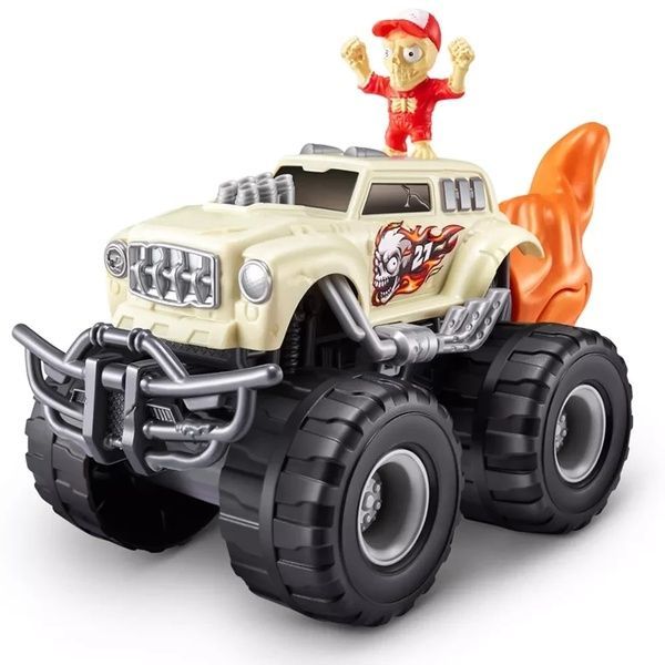 Игровой набор-сюрприз ZURU Smashers Monster Wheels Skull Trucks Машинка монстр-трак 74103B фото