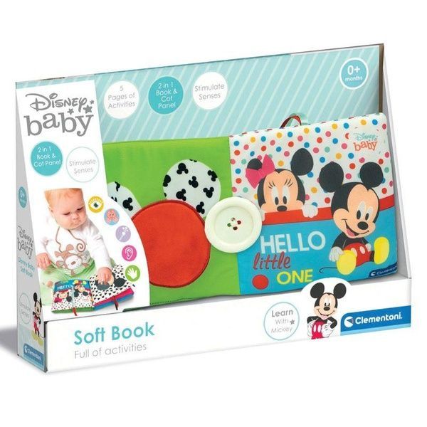 Clementoni М'яка іграшка-книга "Soft Book" серія "Disney Baby" 17721 фото