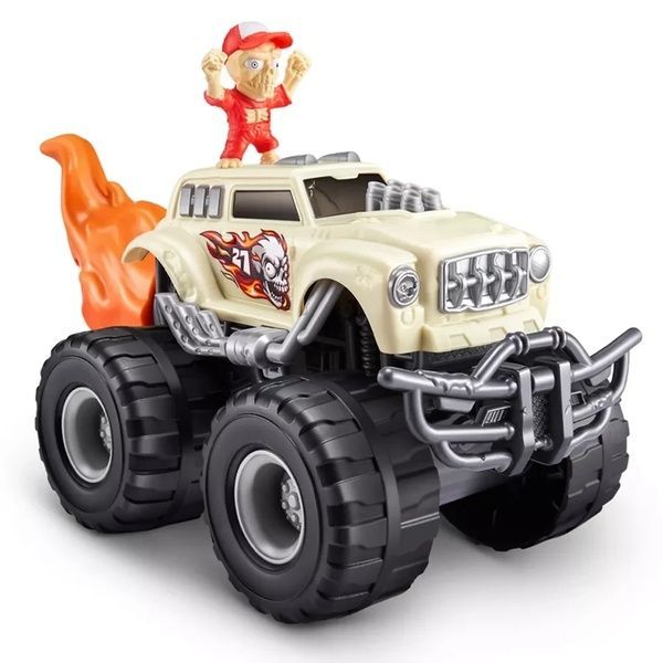 Игровой набор-сюрприз ZURU Smashers Monster Wheels Skull Trucks Машинка монстр-трак 74103B фото