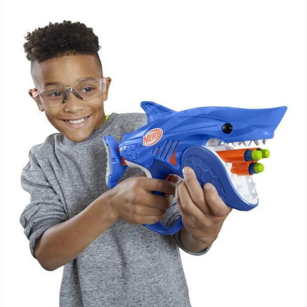 Іграшковий бластер Nerf SharkFire Нерф F8645 фото