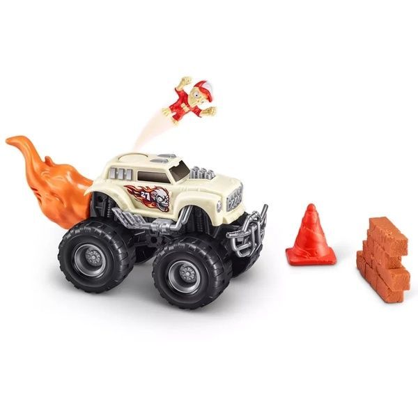 Игровой набор-сюрприз ZURU Smashers Monster Wheels Skull Trucks Машинка монстр-трак 74103B фото