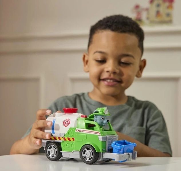 Paw Patrol Fire Rescue Rocky Щенячий патруль пожарная спасательная миссия спасательный автомобиль с водителем Рокки 20151504 фото