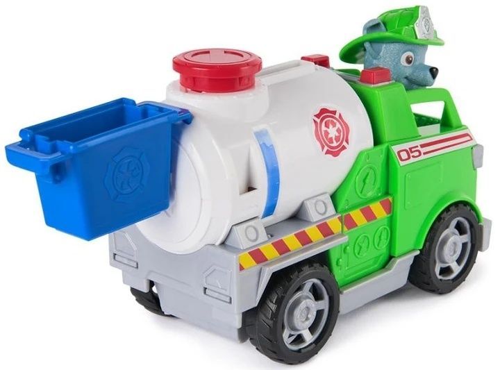 Paw Patrol Fire Rescue Rocky Щенячий патруль пожарная спасательная миссия спасательный автомобиль с водителем Рокки 20151504 фото