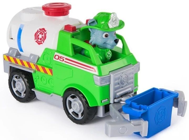 Paw Patrol Fire Rescue Rocky Щенячий патруль пожарная спасательная миссия спасательный автомобиль с водителем Рокки 20151504 фото