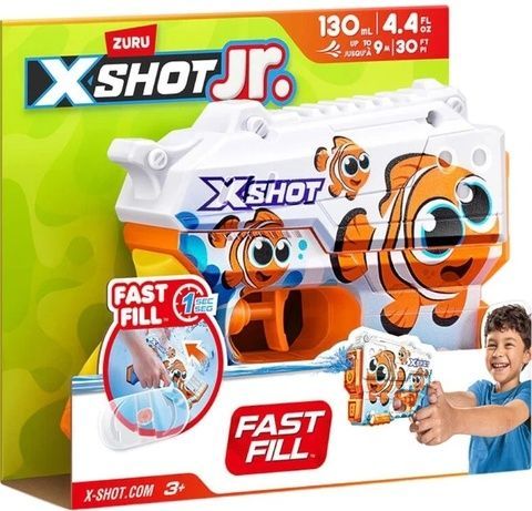 Zuru X-Shot Junior Fast-Fill Рибка дитячий Водний бластер,водяний пістолет 130мл 118143А фото