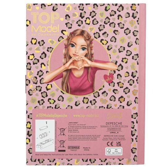 TOP Model Щоденник з кодовим замком та мелодією LEOHEART 13941 13941 фото