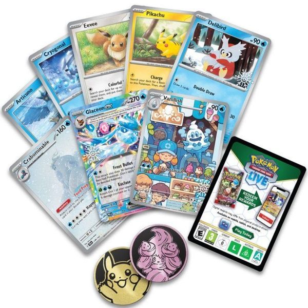 Pokemon TCG Holiday Calendar - Новогодний Адвент-календарь коллекционные игровые карты покемонов 10-10032-101 фото