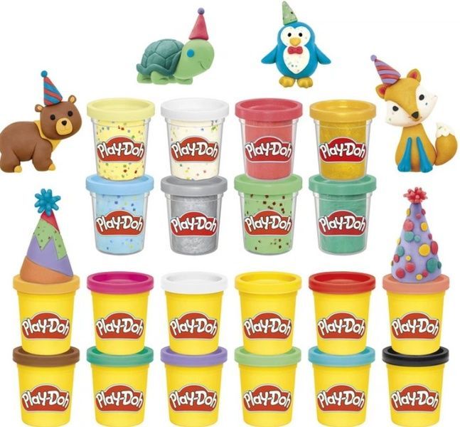Набір для творчості з пластиліном Hasbro Play Doh Create & Celebrate "Твори і святкуй" 20 кольорів G2467 фото