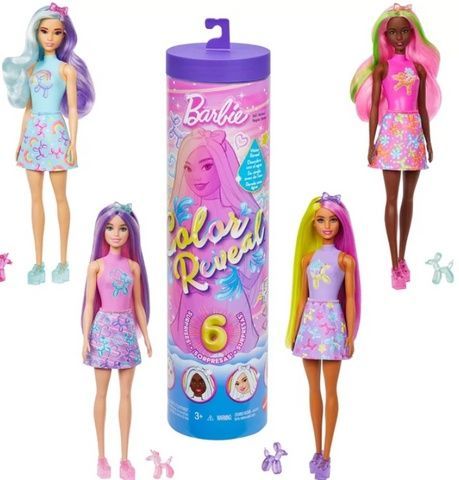 ​Лялька-сюрприз Barbie Color Reveal Мікс образів JFV58 JFV58 фото