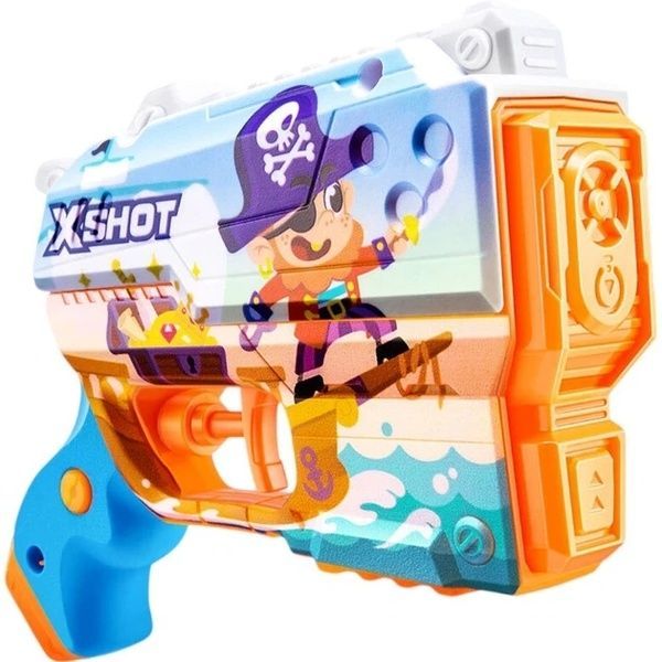 Zuru X-Shot Junior Fast-Fill Пират детский Водный бластер, водяной пистолет 130 мл 118143B фото