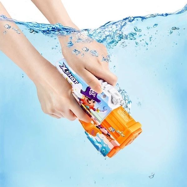 Zuru X-Shot Junior Fast-Fill Пират детский Водный бластер, водяной пистолет 130 мл 118143B фото