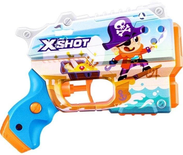 Zuru X-Shot Junior Fast-Fill Пират детский Водный бластер, водяной пистолет 130 мл 118143B фото
