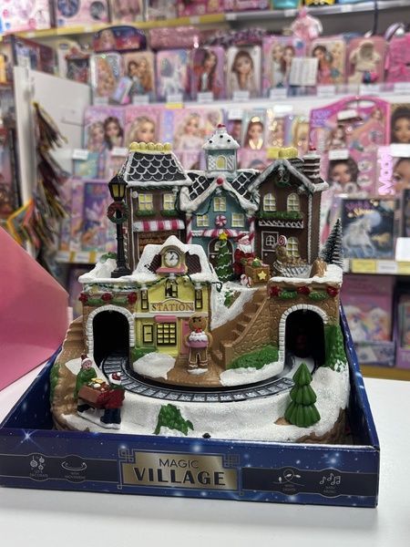 MagicVillage - новорічний декор із звуком та світлом Різдвяне село 3206743 фото