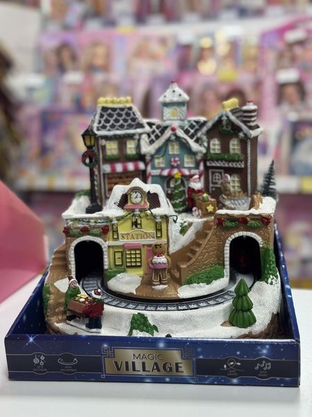 MagicVillage - новорічний декор із звуком та світлом Різдвяне село 3206743 фото