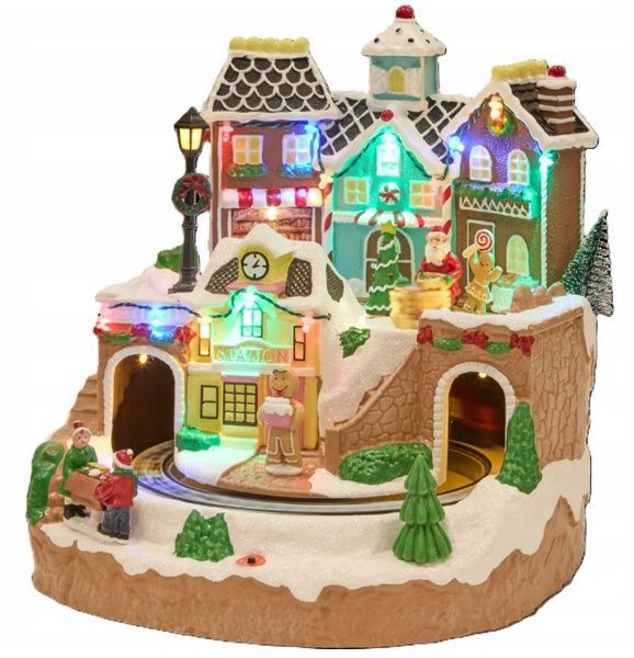 MagicVillage - новорічний декор із звуком та світлом Різдвяне село 3206743 фото
