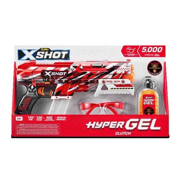 ZURU X Shot Швидкострільний бластер Hyper Gel Clutch з гелевими кульками 5000 (36622) 36622 фото