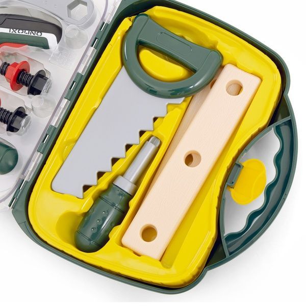 Bosch mini дитячий іграшковий набір інструментів Theo Klein Bosch з акумуляторною викруткою Ixolino, молотком та аксесуарами 8380 фото