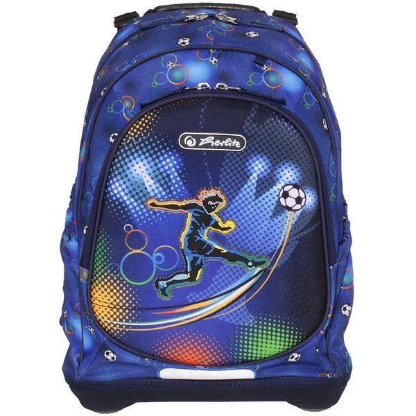 Рюкзак школьный каркасный футбол от первого класса портфель Herlitz Bliss Football W50008124 W50008124 фото