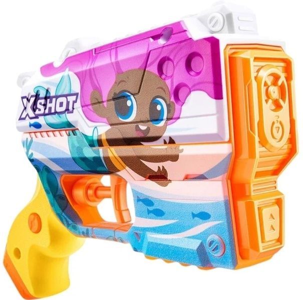 Zuru X-Shot Junior Fast-Fill Русалонька дитячий Водний бластер,водяний пістолет 130 мл 118143E фото