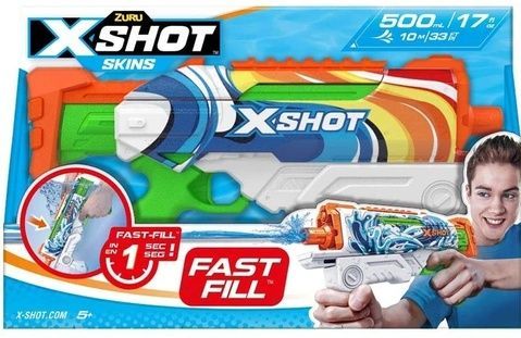 Zuru X-Shot Junior Fast-Fill Sins Hyperload Malibu дитячий Водний бластер,водяний пістолет 500мл 11854B фото