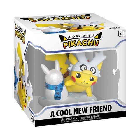 Funko Pop! Pok&eacute;mon A day with Pikachu "A Cool New Friend" Покемон пікачу ексклюзивна 703-04214 703-04214 фото