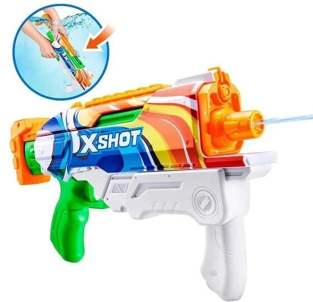 Zuru X-Shot Junior Fast-Fill Sins Hyperload Malibu дитячий Водний бластер,водяний пістолет 500мл 11854B фото