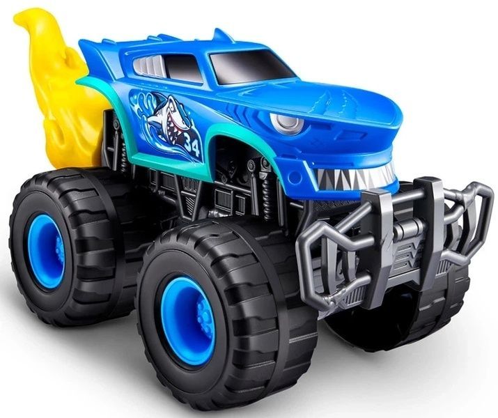 Ігровий набір-сюрприз ZURU Smashers Monster Wheels Shark Trucks Машинка монстр-трак Шарк Трек 74103D фото