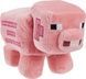 Мягкая игрушка Mojang Minecraft Pig 20см Майнкрафт свинка HBN39 фото 1