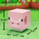 Настільний світильник Minecraft Mojang Paladone Pig Light зі звуками майнкрафт Свинка 34379 фото 3