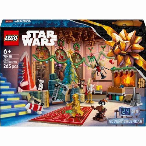 LEGO Новогодний Адвент календарь Star Wars рождественский календарь 2025 Advent 75418 75418 фото