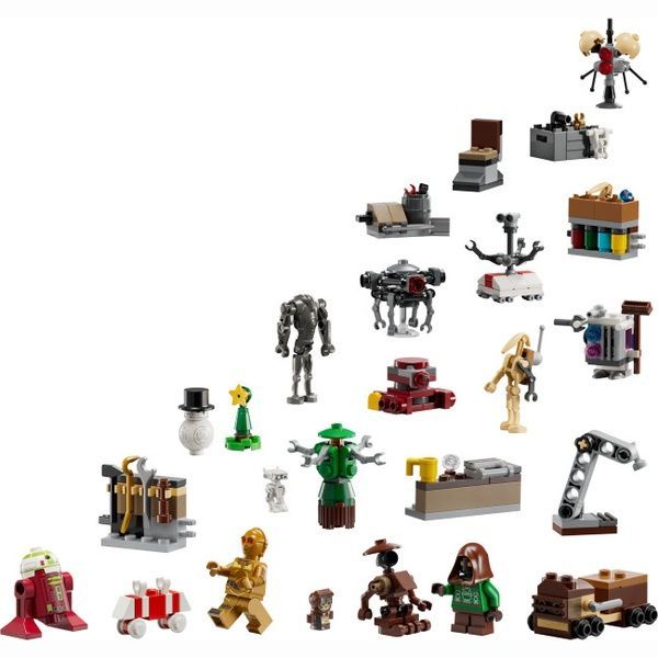 LEGO Новогодний Адвент календарь Star Wars рождественский календарь 2025 Advent 75418 75418 фото