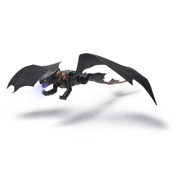Інтерактивна іграшка Dragons Ultimate Plasma Blast Toothless "Як приборкати дракона" Беззубик що дихає вогнем із звуком та світлом 20151211 фото