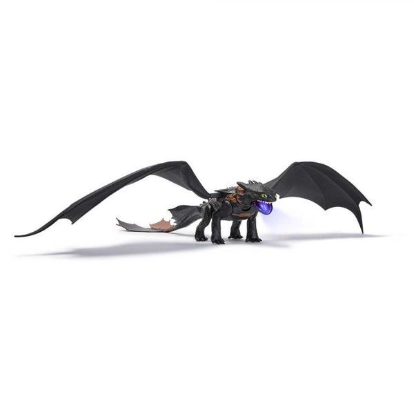 Інтерактивна іграшка Dragons Ultimate Plasma Blast Toothless "Як приборкати дракона" Беззубик що дихає вогнем із звуком та світлом 20151211 фото