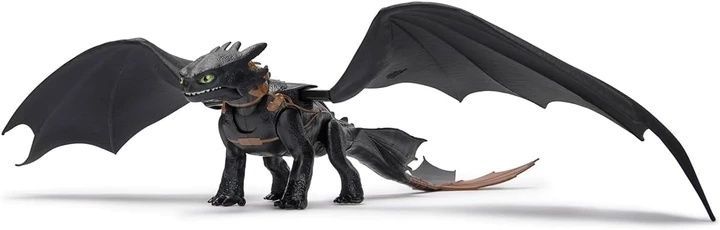 Інтерактивна іграшка Dragons Ultimate Plasma Blast Toothless "Як приборкати дракона" Беззубик що дихає вогнем із звуком та світлом 20151211 фото