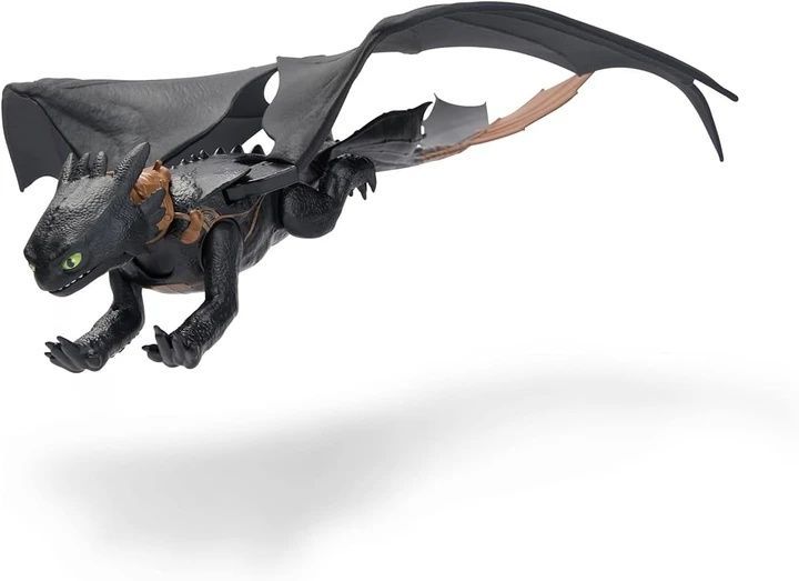 Інтерактивна іграшка Dragons Ultimate Plasma Blast Toothless "Як приборкати дракона" Беззубик що дихає вогнем із звуком та світлом 20151211 фото