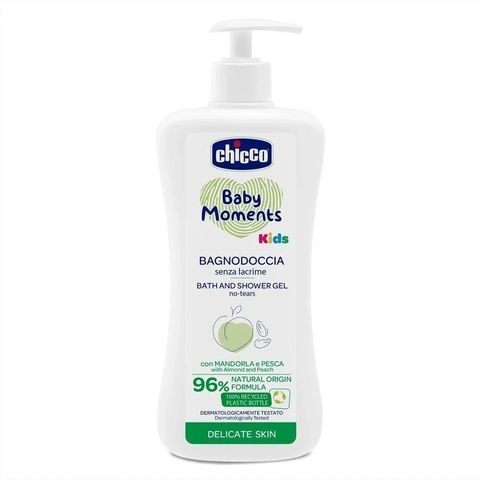 Chicco детский Гель для купания Baby Moments Kids 500 мл Чико 10247 фото