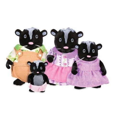 Игровой набор фигурок Li'l Woodzeez Семья Скунсов 6258Z 6258Z фото