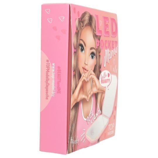 TOP Model Складное карманное зеркало со светодиодной подсветкой BEAUTY and ME 13502 13502 фото