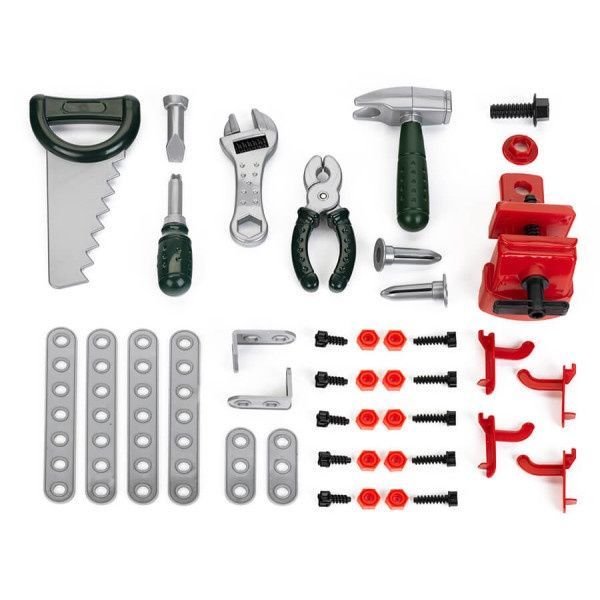 Bosch mini детский игрушечный набор инструментов Theo Klein Bosch с аккумуляторным шуруповертом Ixolino, молотком и аксессуарами 8681 фото