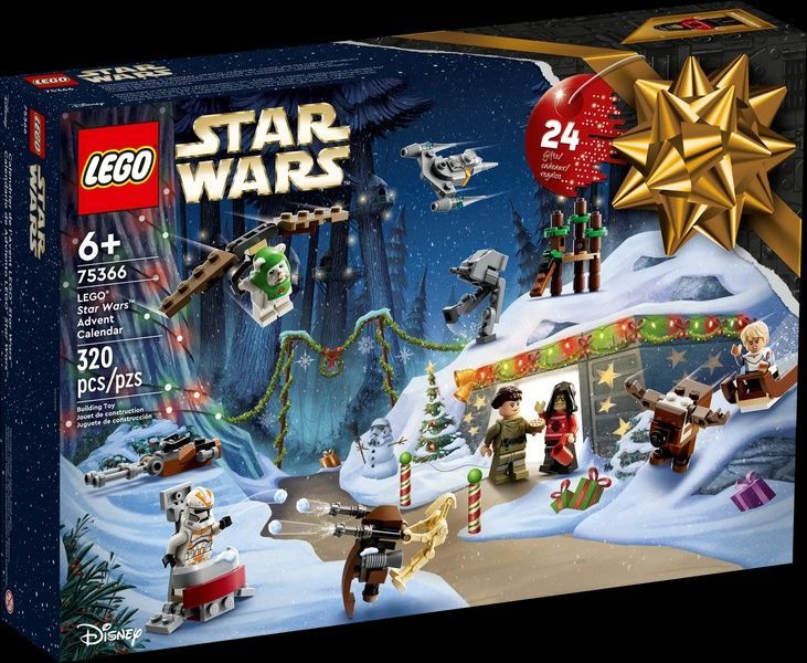 Новорічний Адвент календар LEGO Star Wars 75366 Різдвяний конструктор Лего 75366 фото