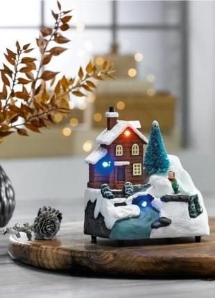 Livarno Home LED-селище &laquo;Дитина зі сніговою кулею&raquo; | Святковий декор із підсвіткою, музикою та рухомими елементами 983297 фото