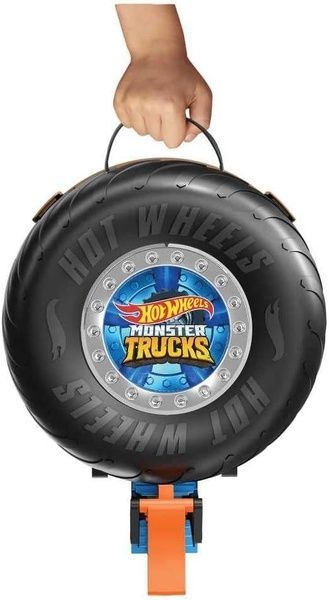 Ігровий набір Hot Wheels Monster Trucks Stunt Tire Play Set Хот Вілс Трюки в шині HHY74 HHY74 фото