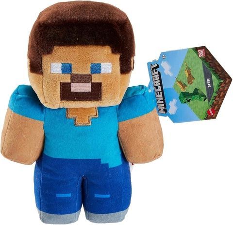 Мягкая игрушка Mojang Minecraft Steve 20см Майнкрафт Стив HBN39 фото