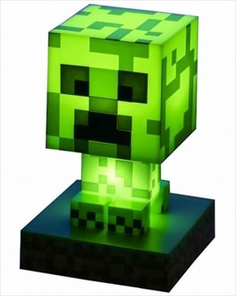 Настільний світильник Minecraft Icons Paladone Creeper Light майнкрафт Кріпер 002 фото