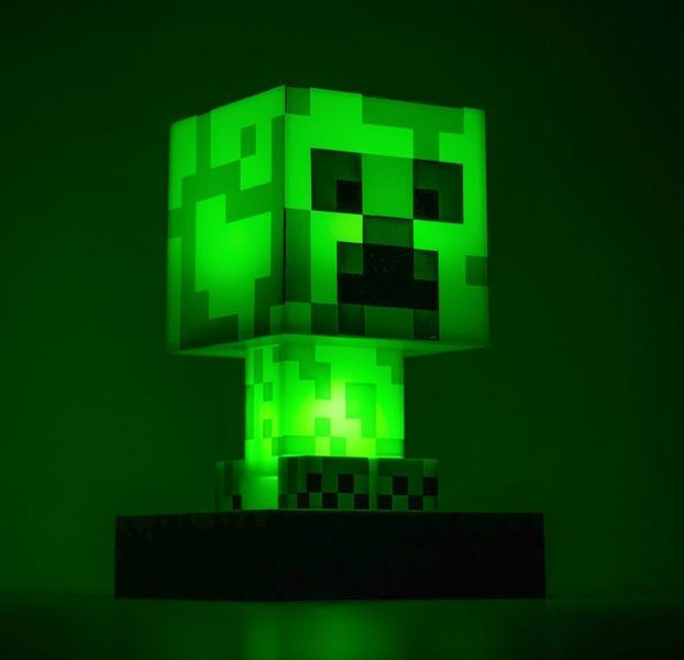 Настільний світильник Minecraft Icons Paladone Creeper Light майнкрафт Кріпер 002 фото