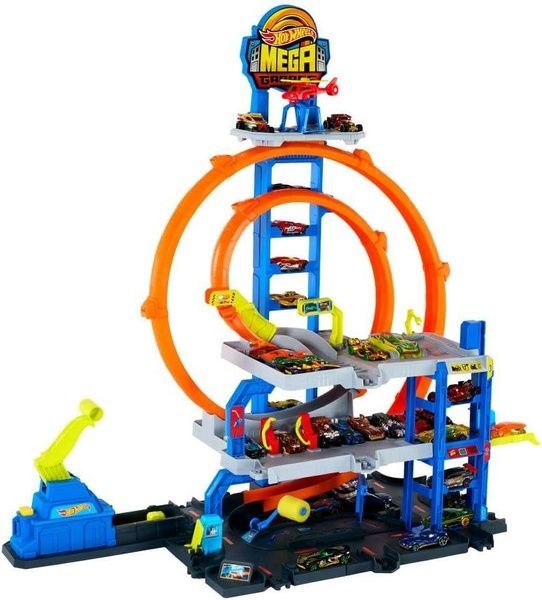 Ігровий набір Hot Wheels Mega Loop Garage Хот Вілс Гараж з мега петлею JLC05 JLC05 фото