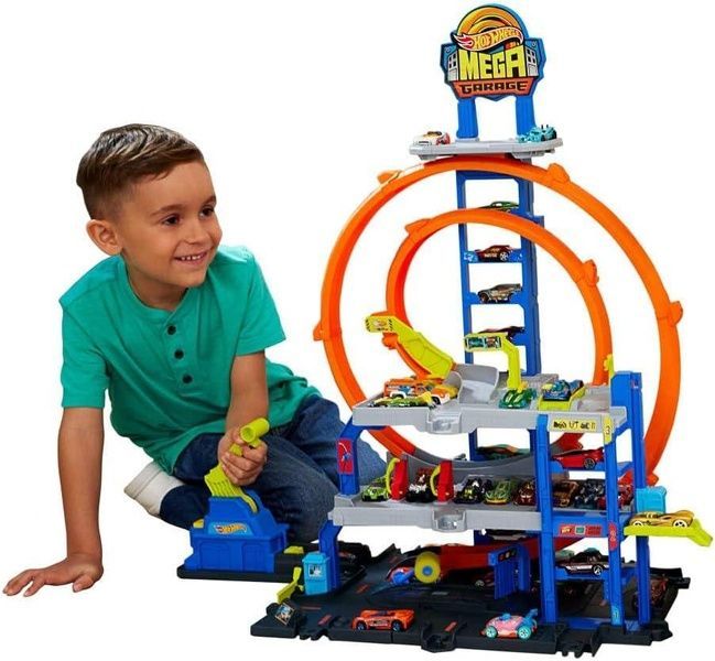 Ігровий набір Hot Wheels Mega Loop Garage Хот Вілс Гараж з мега петлею JLC05 JLC05 фото