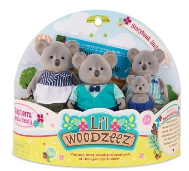 Ігровий набір фігурок Li'l Woodzeez Сім'я Коал 6155M 6155M фото