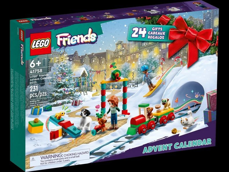 Новорічний Адвент календар LEGO Friends 41758 Різдвяний конструктор Лего Френдс 41758 фото