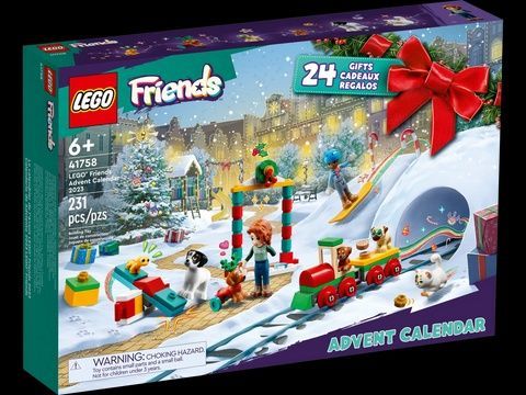 Адвент календарь LEGO Friends 41758 Новогодний конструктор Лего Френдс 2024 41758 фото